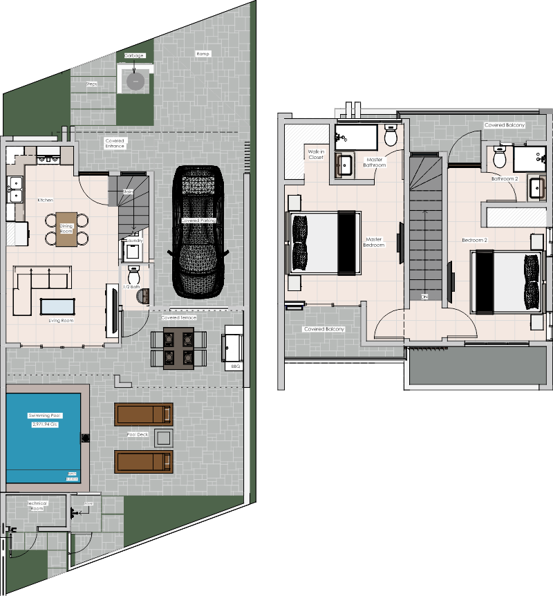 Townhomes floorplan