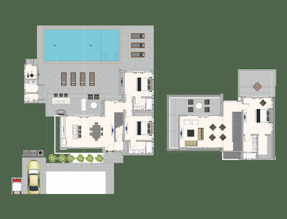 Villa Seashell floorplan